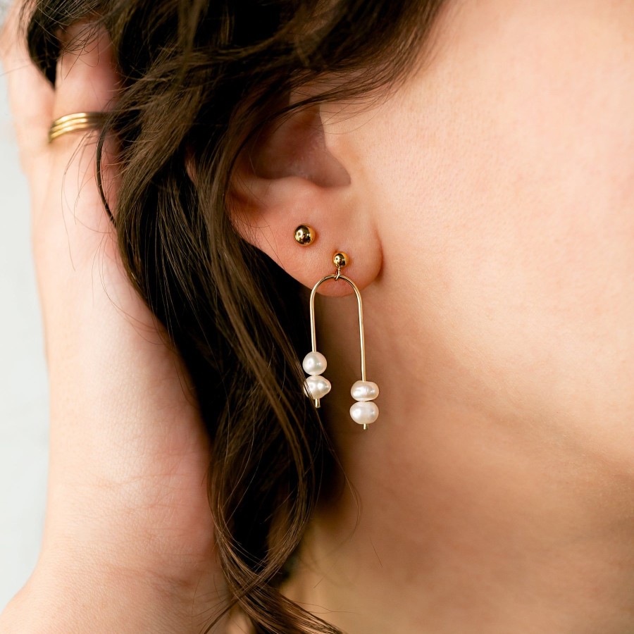 Earrings Grayling | Arca Freshwater Pearl Post Earrings