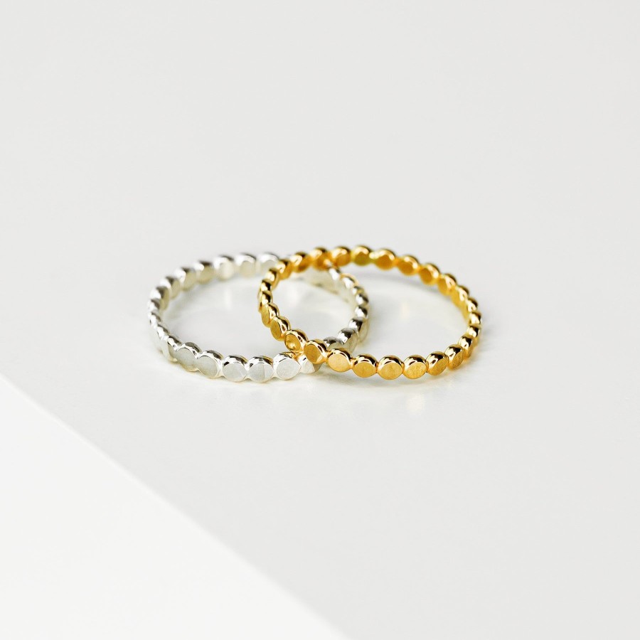 Rings + Stackers Grayling | Hammered Dot Band Ring