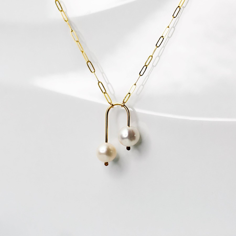 Size Inclusive Jewelry Grayling | Arca Freshwater Pearl Pendant Necklace