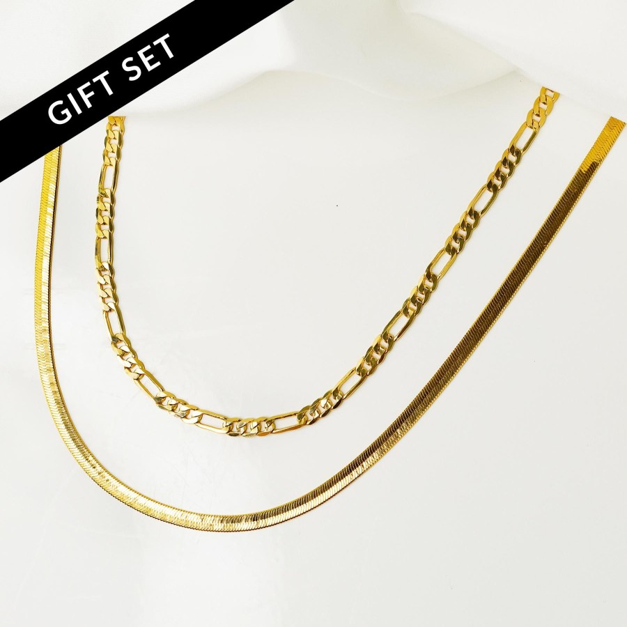 Necklaces + Chokers Grayling | Gigi + Luxe Chain Necklace Layering Set