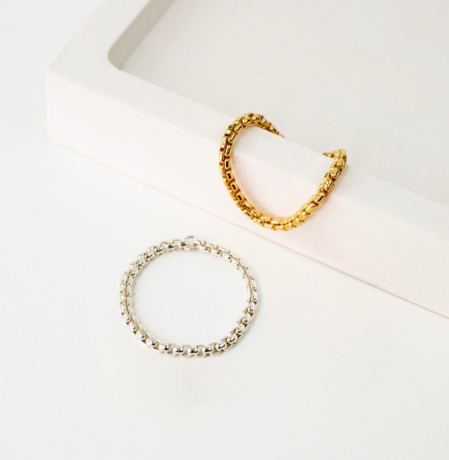 Rings + Stackers Grayling | Waterproof Box Link Chain Ring