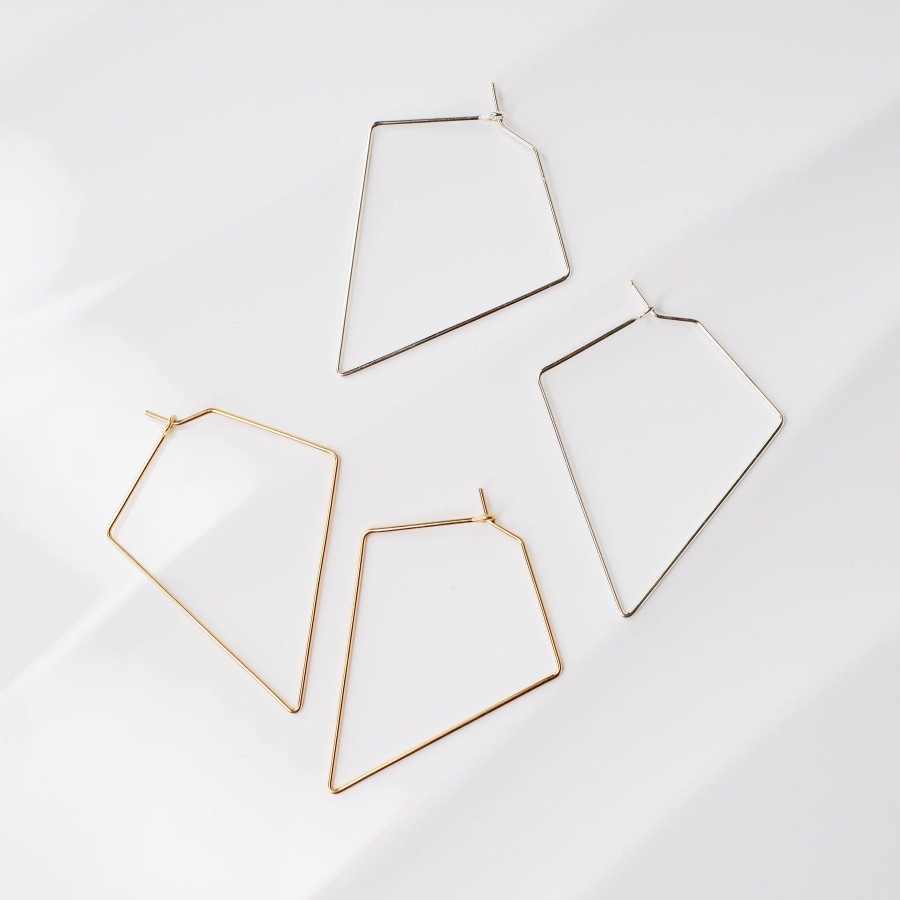 Hoops + Huggies Grayling | Weightless Diamond Hoops - Small