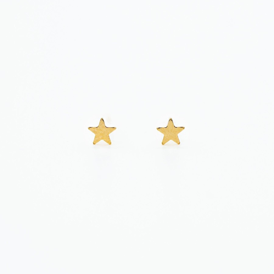 Earrings Grayling | Dainty Star Studs - 14K Gold Fill