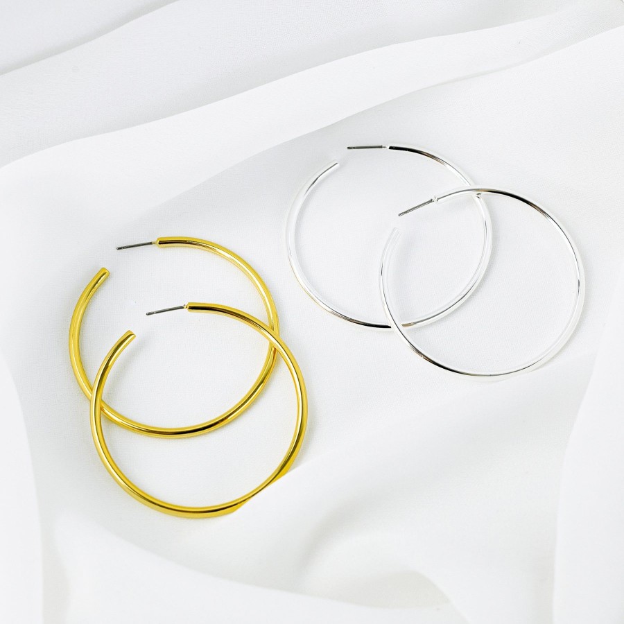 Hoops + Huggies Grayling | Silhouette Hoops - Large