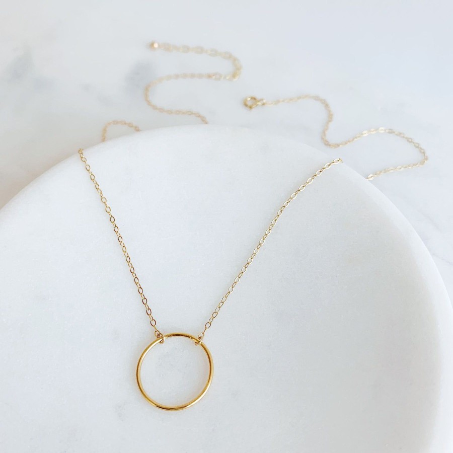 Necklaces + Chokers Grayling | Crescent Circle Necklace