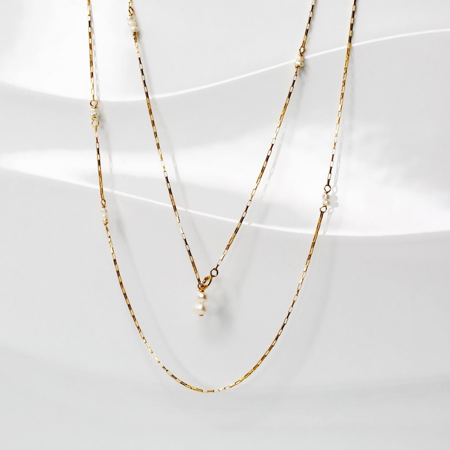 Necklaces + Chokers Grayling | Pura Freshwater Pearl 3-In-1 Necklace