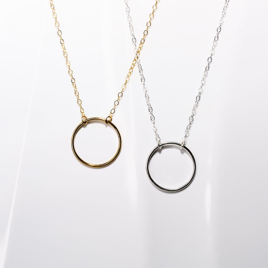 Size Inclusive Jewelry Grayling | Crescent Circle Necklace