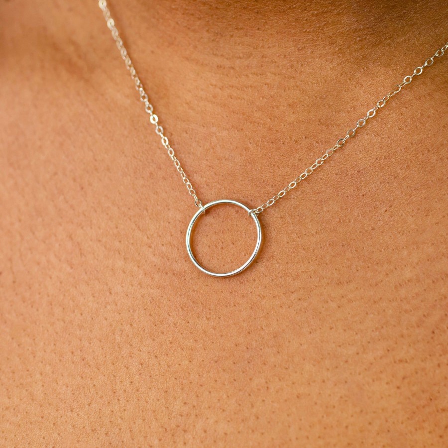 Size Inclusive Jewelry Grayling | Crescent Circle Necklace