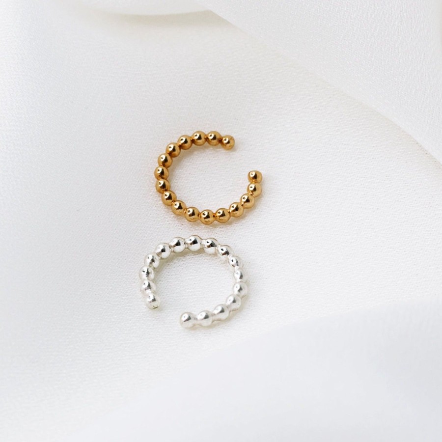 Hoops + Huggies Grayling | Shimmer Dot Ear Cuff