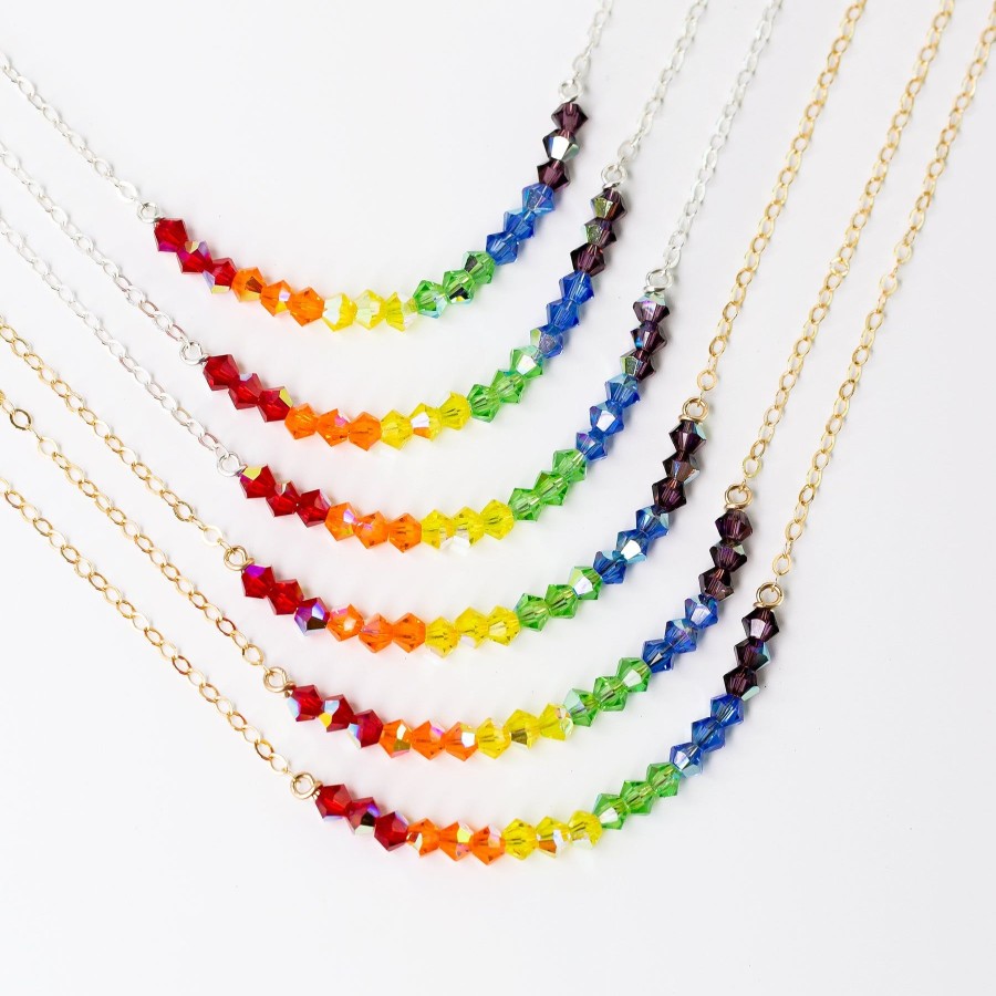 Necklaces + Chokers Grayling | Rainbow Necklace - Benefits Lgbtqia+ Causes