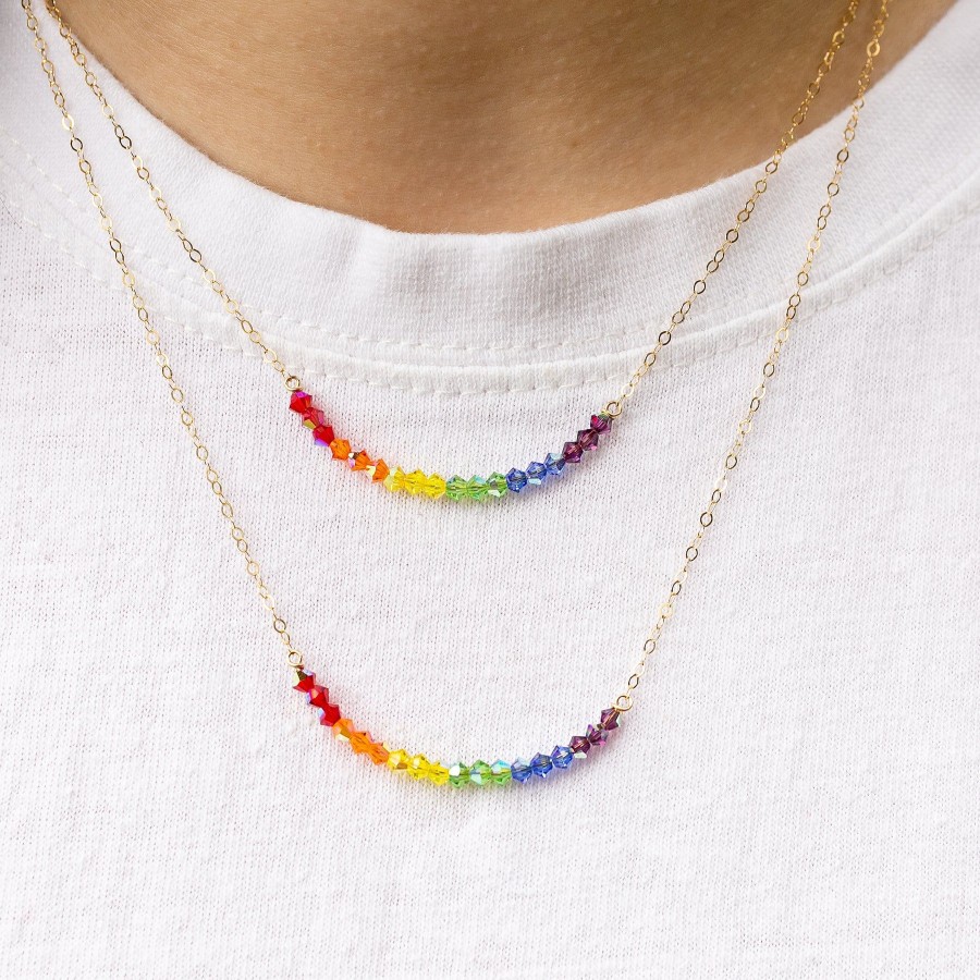 Necklaces + Chokers Grayling | Rainbow Necklace - Benefits Lgbtqia+ Causes