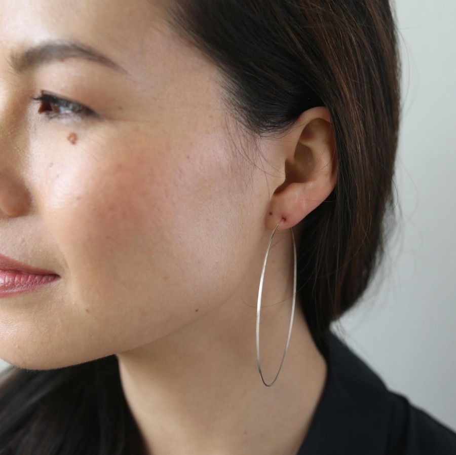 Earrings Grayling | Weightless Large Hoops