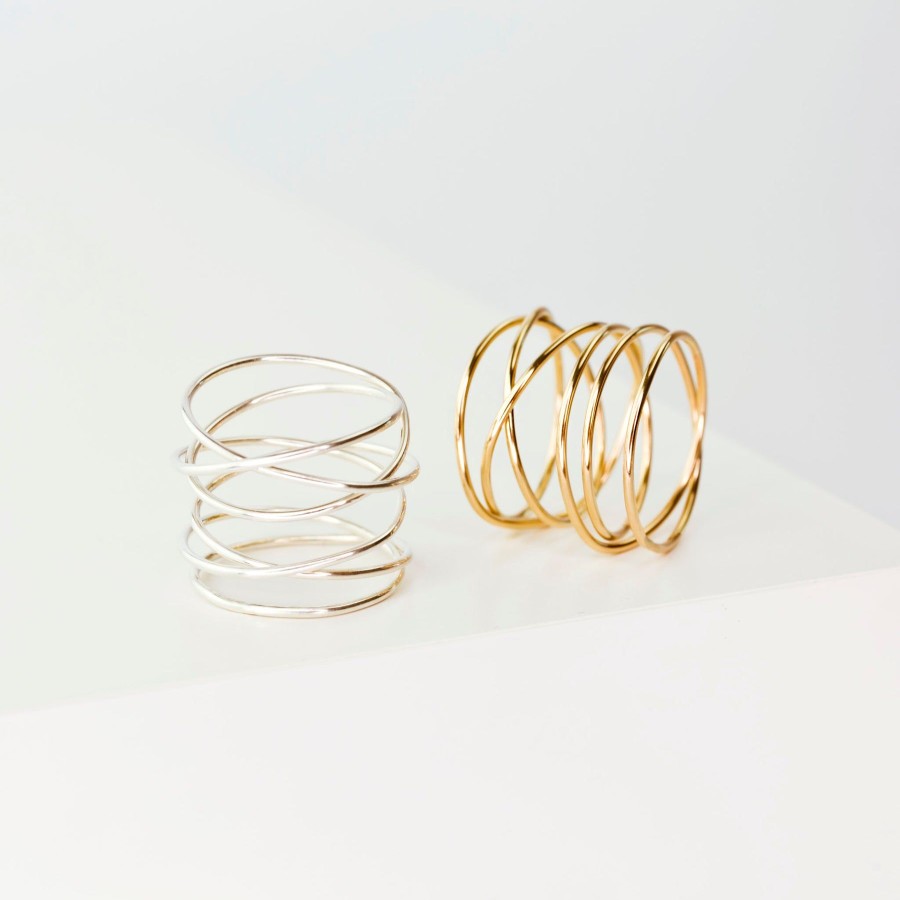 Rings + Stackers Grayling | Woven 6-Band Ring