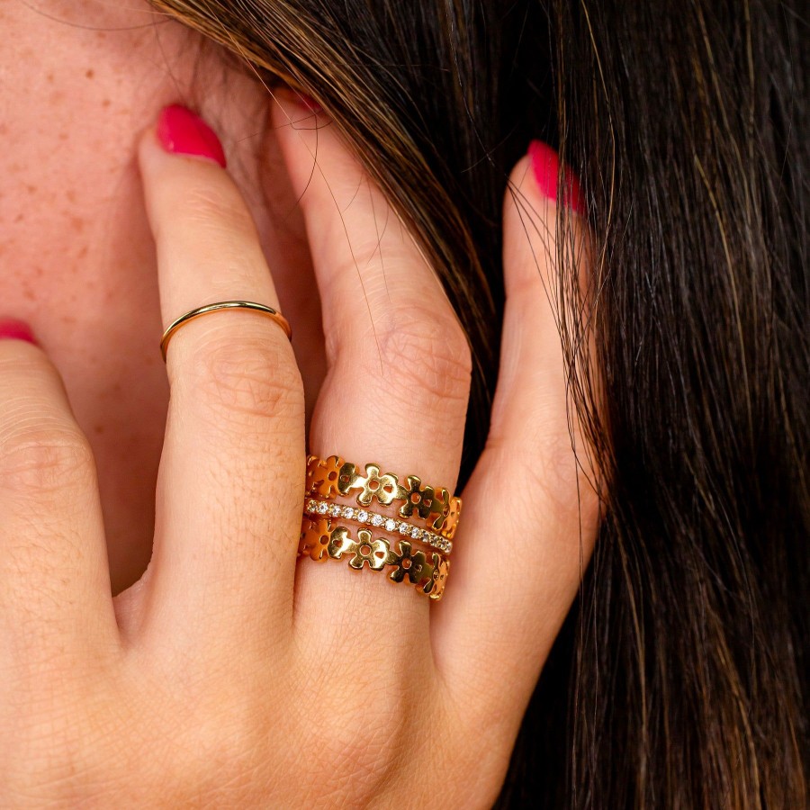 Rings + Stackers Grayling | Pave Whisper Band Ring