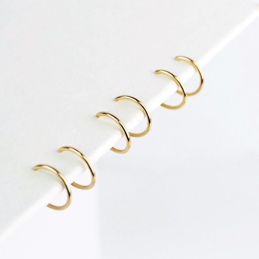 Hoops + Huggies Grayling | Weightless Huggie Earrings