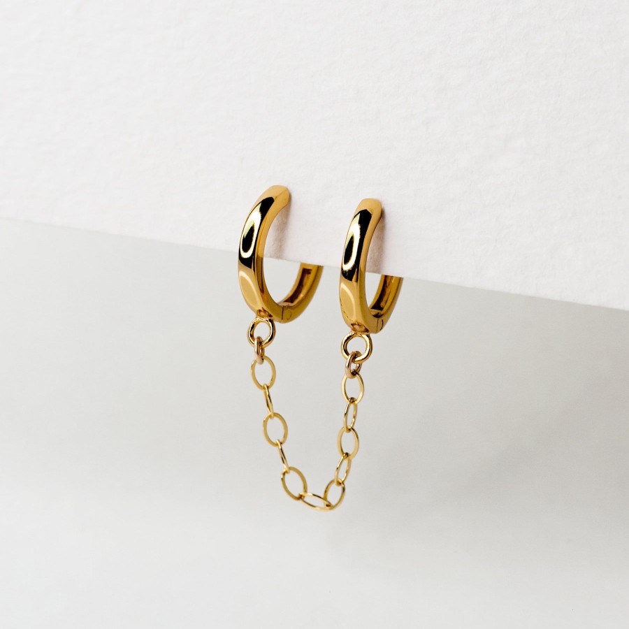 Earrings Grayling | Draped Locking Huggie Earring