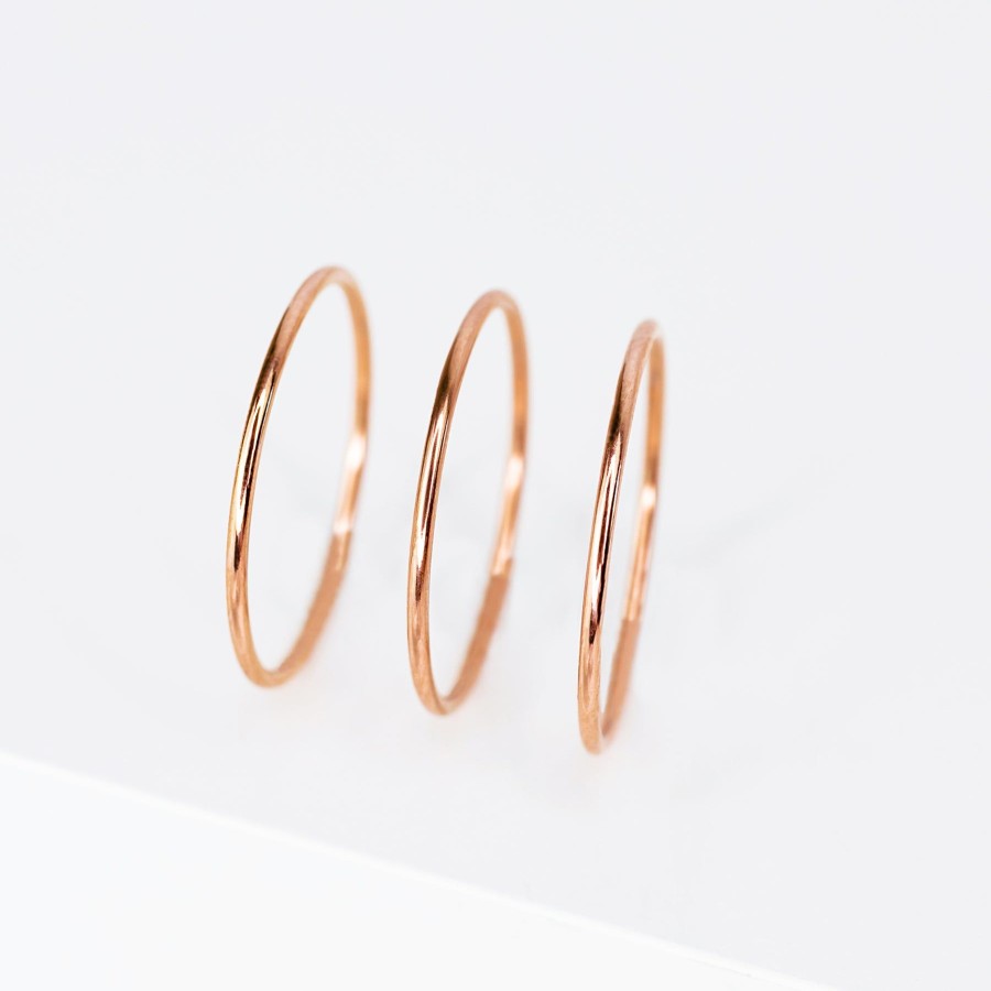 Rings + Stackers Grayling | Smooth Stacking Ring - 14K Rose Gold Fill