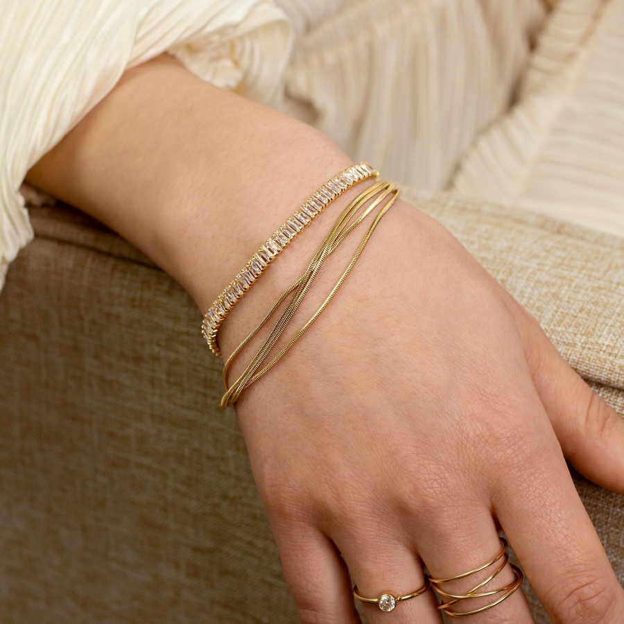 Bracelets + Cuffs Grayling | Palermo + Martini Crystal Tennis Bracelet Layering Set