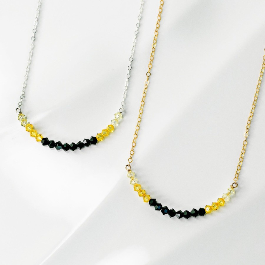 Necklaces + Chokers Grayling | Endometriosis Awareness Necklace - Benefits Endo Black