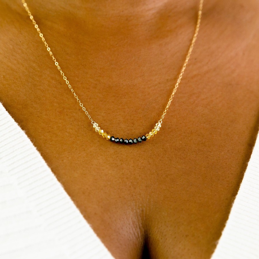 Necklaces + Chokers Grayling | Endometriosis Awareness Necklace - Benefits Endo Black