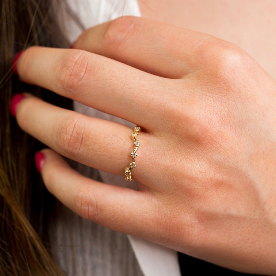 Rings + Stackers Grayling | Pave Constellation Band Ring