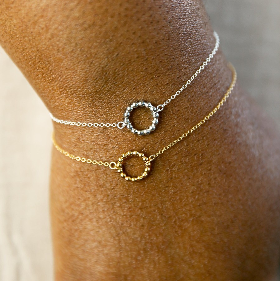 Bracelets + Cuffs Grayling | Shimmer Dot Circle Bracelet