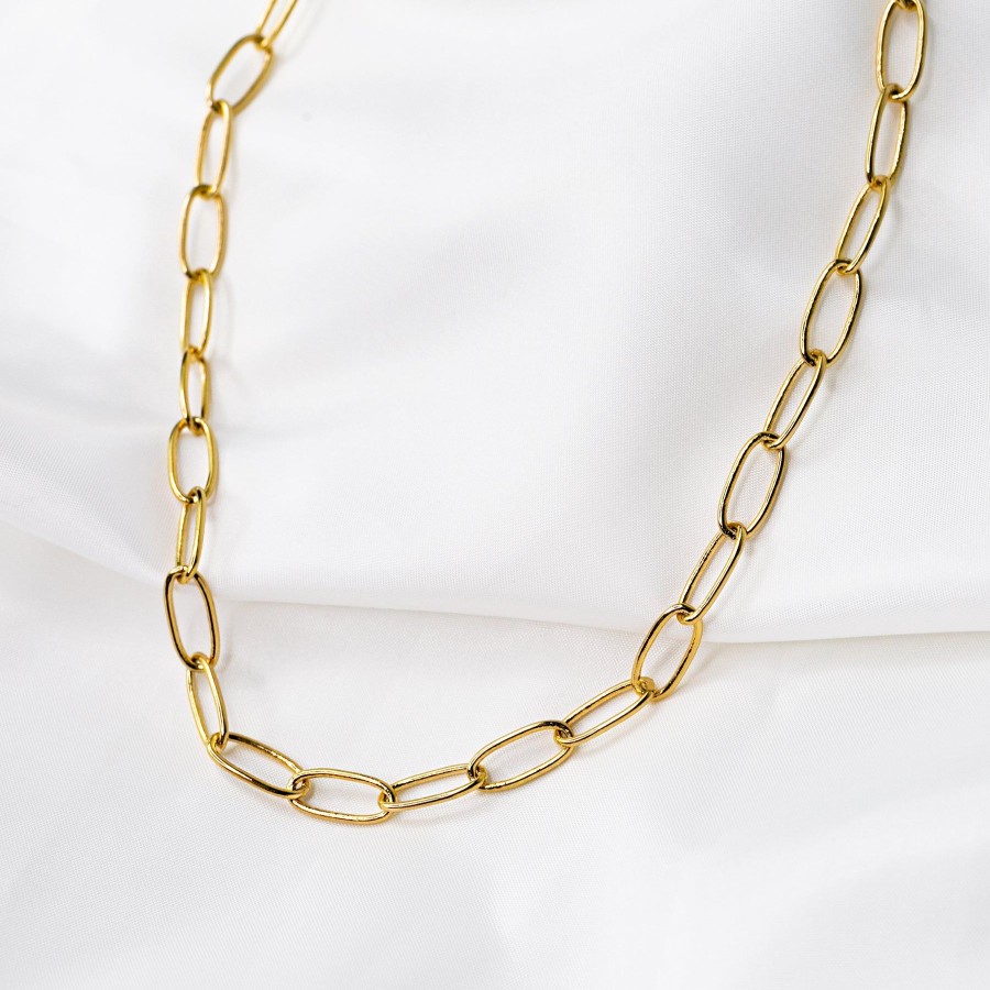 Necklaces + Chokers Grayling | Majorca Oval Chain Link Necklace