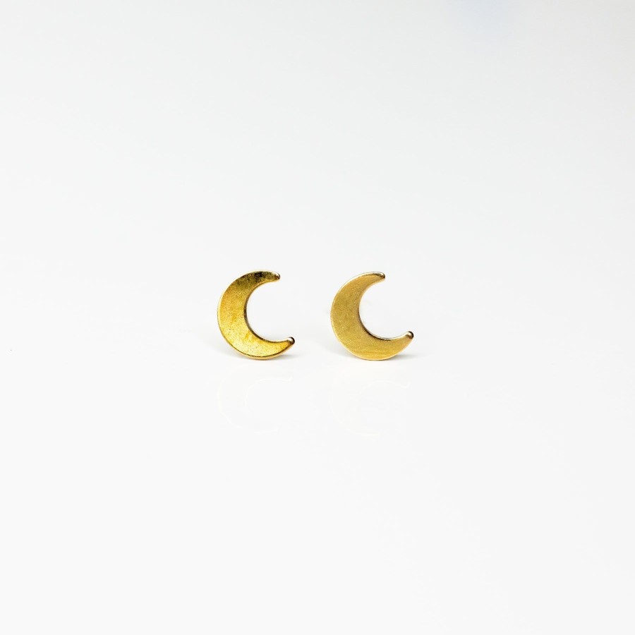 Earrings Grayling | Crescent Moon Stud Earrings