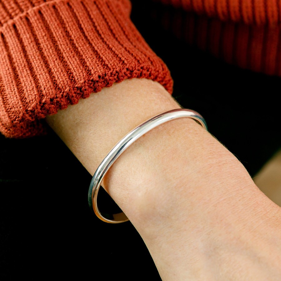 Bracelets + Cuffs Grayling | Smooth Domed Cuff Bracelet