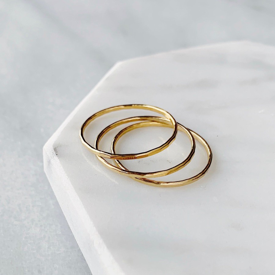 Rings + Stackers Grayling | Faceted Stacking Ring