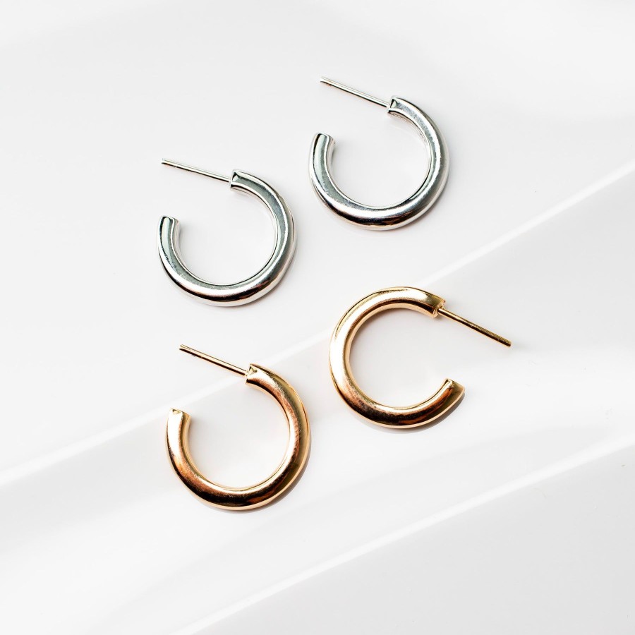 Earrings Grayling | Everyday Post Hoop Earrings