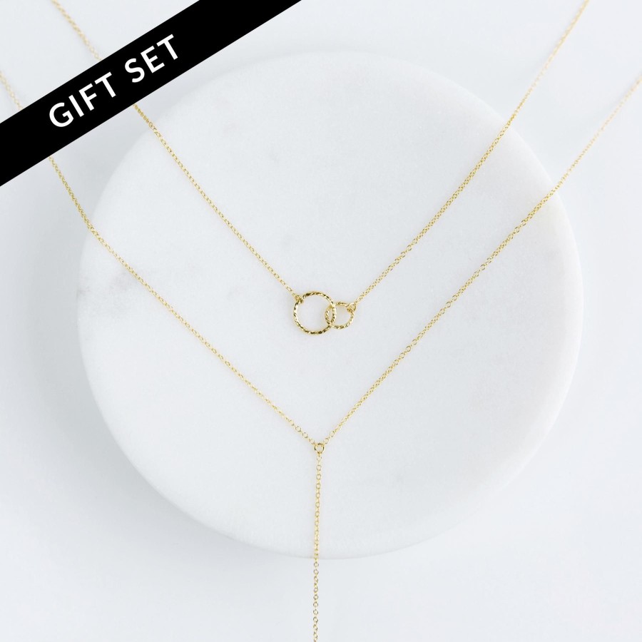 Size Inclusive Jewelry Grayling | Ella + Aria Y Necklace Layering Set