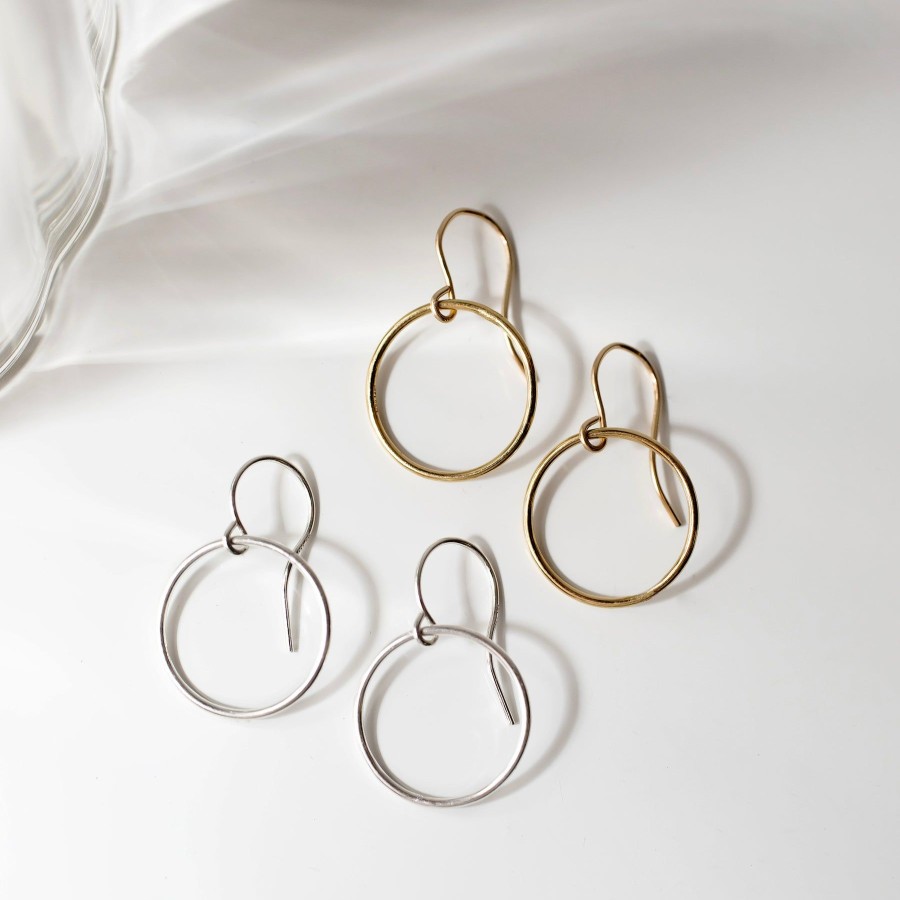 Earrings Grayling | Crescent Circle Earrings